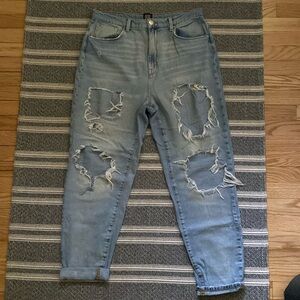 BDG High Rise Distressed Jeans